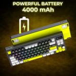 Ant Esports APEX200 Tri-Mode Wireless Magnetic Gaming Keyboard, 84-Key RGB Mechanical Keyboard, Hall Effect Haimu Switches, 4000Hz Wired / 1K Wireless, Rapid Trigger, Hot-Swappable, PBT Keycaps_Black - Image 6