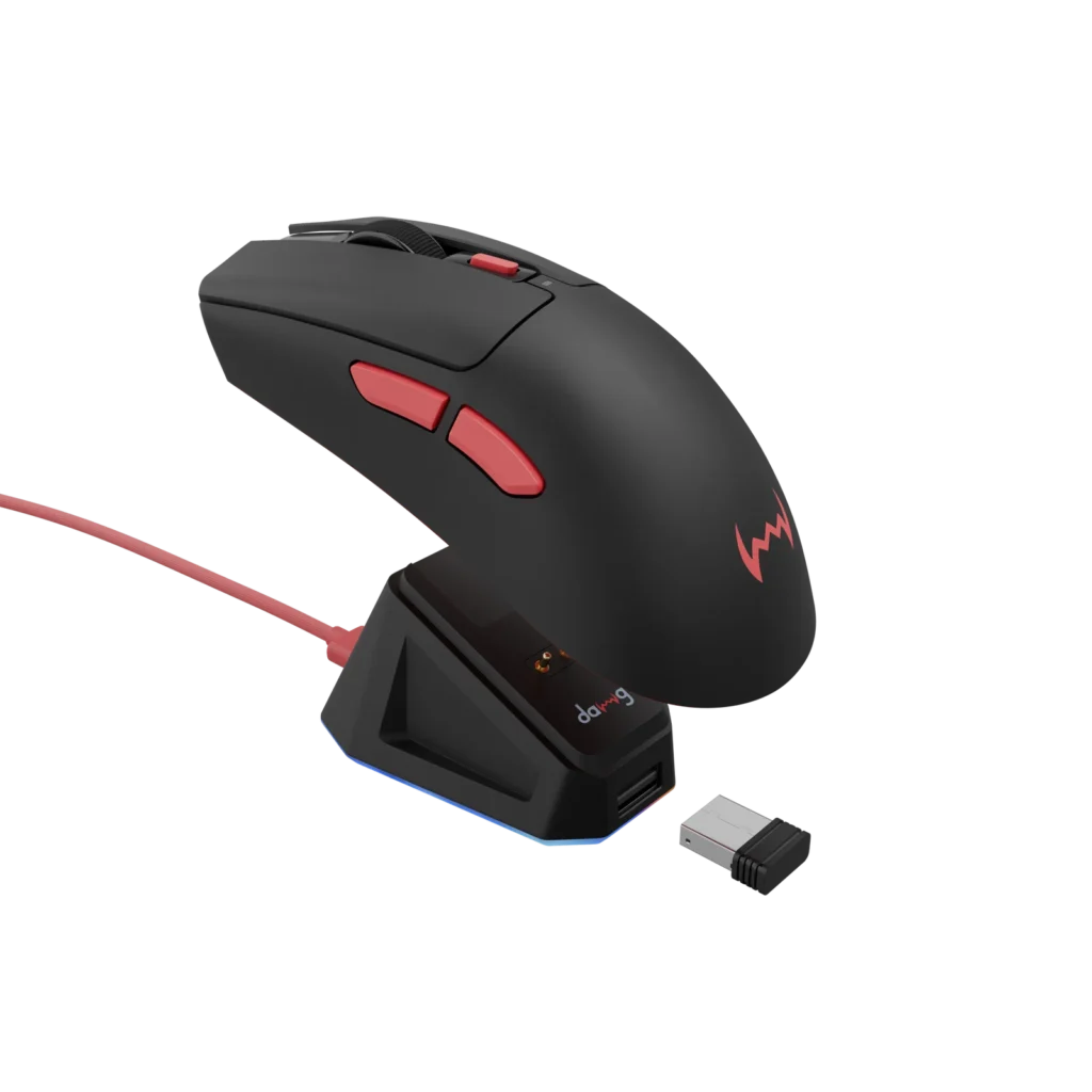 daWg Slay 50 Tri-Mode Wireless Mouse (Black)