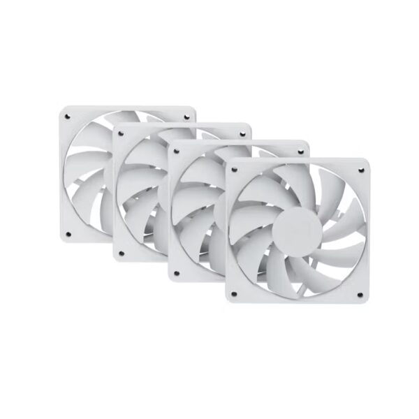 HYTE FA12 120mm Non RGB Cabinet Fan ( Snow White ) ( Pack Of 4 )