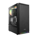 Gamdias Aura GC8 ARGB Atx Mid Tower Cabinet Black
