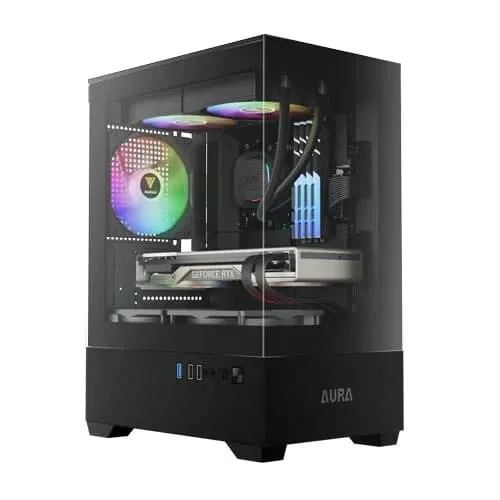 Gamdias-Aura-GC9M-ARGB-M-ATX-Mini-Tower-Case-Black-1 Gamdias Aura GC9M ARGB M-ATX Mini Tower Case (Black)
