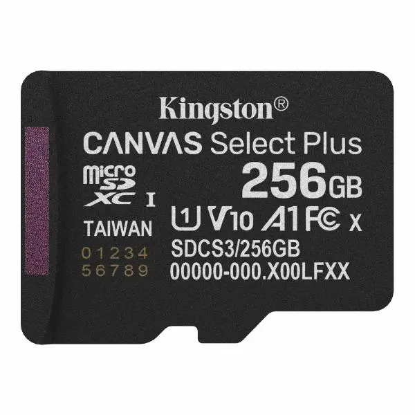 Kingston Canvas Select Plus 256GB microSDXC Memory Card