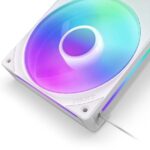 NZXT F240 RGB CORE RF-U24HF-W1 240mm RGB LED Single-Frame RGB Fan (White)