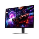 Samsung Odyssey QD-OLED G8 32-inch (80 cm) 4K 3840 x 2160 Glare Free Gaming Flat Monitor, OLED Safeguard+, 240Hz, 0.03ms, FreeSync Premium Pro, HDR10+ Gaming, HAS (LS32FG810SWXXL, Silver) - Image 2