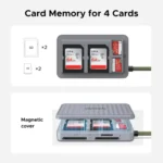 UGREEN CM868 USB-C Card Reader with Storage Case - 55886 - Image 4