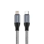 Honeywell USB Type C To Lightning 1.2 Meter Braided Cable (Grey) - Image 2