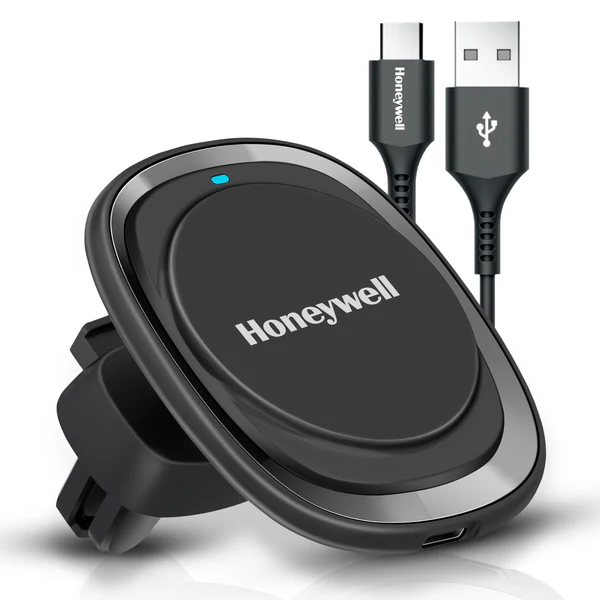 Honeywell Zest MagSafe 15W Black Wireless Phone Mount Car Charger, HC000056/CHG/BLK/MS/15W