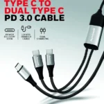 Honeywell Multifunction Ultra-Fast 2 in 1 Type C To Dual Type C Cable - Image 2