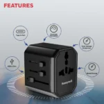 Honeywell Universal 38W Travel Adapter (Black) - Image 3