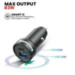 Honeywell Micro CLA 65W PD Smart Car Charger - Image 4