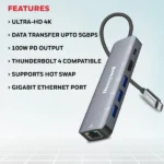 Honeywell 6-in-1 Type C Docking Station - Image 2
