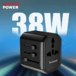Honeywell Universal 38W Travel Adapter (Black) - Image 2