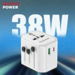 Honeywell Universal 38W Travel Adapter (White) - Image 2