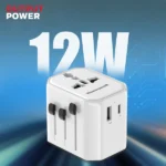Honeywell New Launch Universal Travel Adapter 12W, 3-in-1 Fast Charging - Image 4