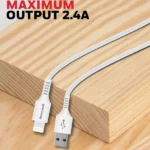 Honeywell Usb to Lightning Cable 1.8 Meter (Silicone Cable) – White - Image 2