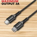 Honeywell USB Type C To Type C 1.8 Meter Cable (Black) - Image 3