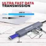 Honeywell Momentum 4-in-1 Ultra Slim USB Hub - Image 4