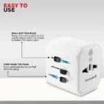 Honeywell New Launch Universal Travel Adapter 12W, 3-in-1 Fast Charging - Image 2