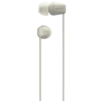Sony WI-C100 Wireless Headphones in-Ear Bluetooth Headset with mic for Phone Calls (Taupe) - Image 5