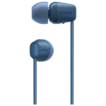 Sony WI-C100 Wireless Headphones in-Ear Bluetooth Headset with mic for Phone Calls (Blue) - Image 2