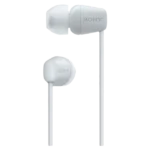 Sony WI-C100 Wireless Headphones in-Ear Bluetooth Headset with mic for Phone Calls (White) - Image 4
