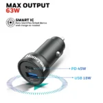 Honeywell Micro CLA 45W PD Smart Car Charger - Image 4
