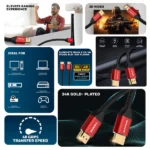 Honeywell HDMI 2Mtr Cable with Ethernet (2.1 Compliant) - Image 3
