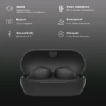 Sony WF-C710N True Wireless ANC In-Ear Earbud Headphones Black - Image 6