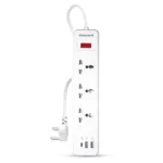 3 OUTLET EXTENSION BOARD WITH 1 TYPE C & 2 USB
