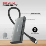 Honeywell Momentum TypeC to 2xUSB 3.2 Gen 2 TypeC Port & 2xUSB 3.2 Gen 2 TypeA Port Hub - Image 6