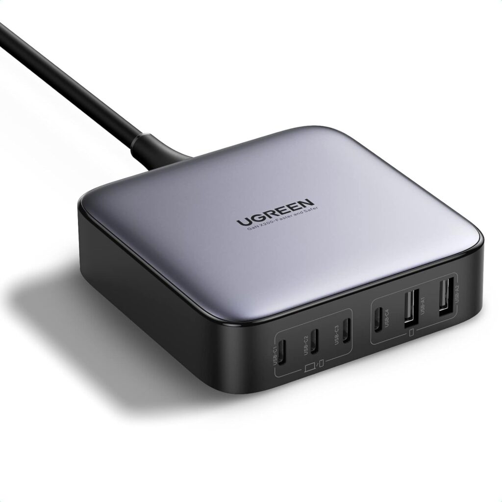 Ugreen Cd271 Nexode 200W 6-Port Gan Desktop Fast Charger - 40914