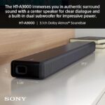 Sony HT-A3000 5.1.ch 360 SSM and Dolby Atmos Sound bar Home Theatre System with Wireless subwoofer SA-SW5 - Image 3