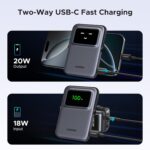 Ugreen PB571 5000mAh MIni Magnetic Robot Wireless 20W Power Bank-35605B - Image 7