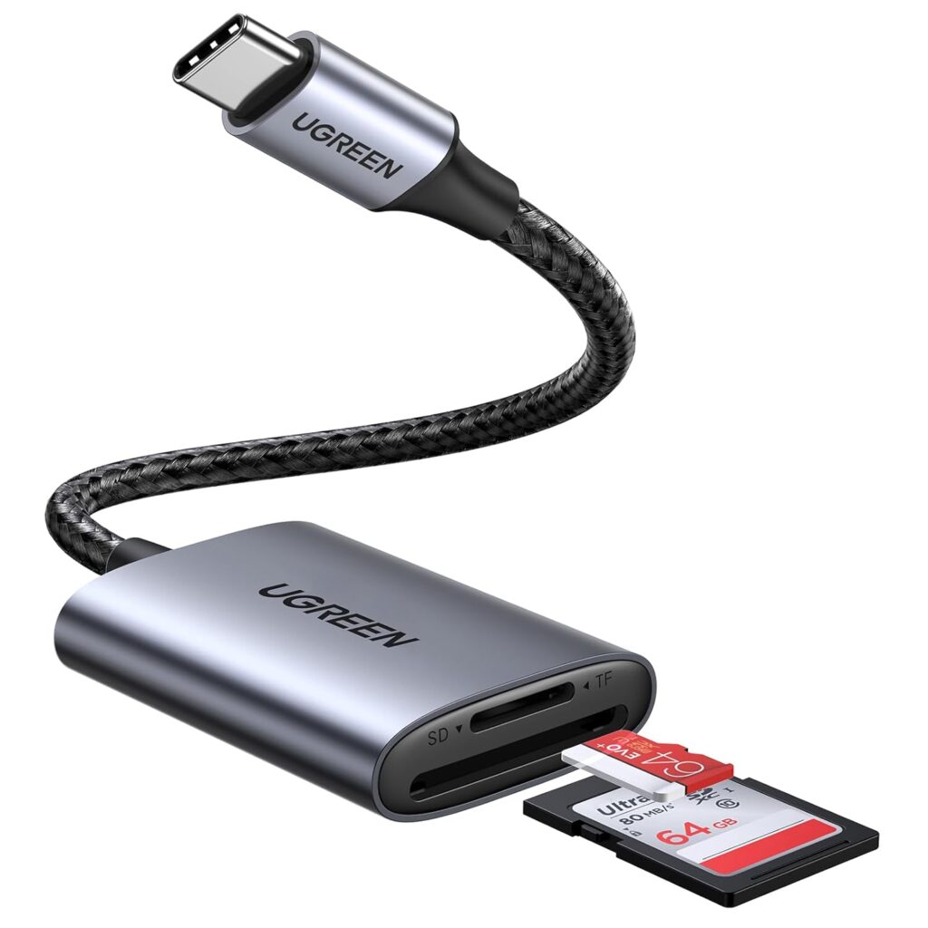 Ugreen CM401 Usb-C To Sd/Tf Memory Card Reader Alu Case-80888