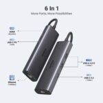 Ugreen CM512 6 in 1 USB C Hub-45000 - Image 5