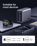 UGREEN CD333 Nexode 300W 5-Port GaN Desktop Fast Charger - 90903B - Image 2