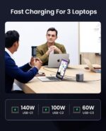 UGREEN CD333 Nexode 300W 5-Port GaN Desktop Fast Charger - 90903B - Image 6