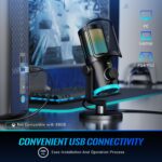 FIFINE Ampligame AM6 Gaming PC Microphone (Black) - Image 4