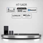 Sony HT-S40R Real 5.1ch Dolby Audio Sound bar for TV with Subwoofer & Wireless Rear Speakers - Image 2