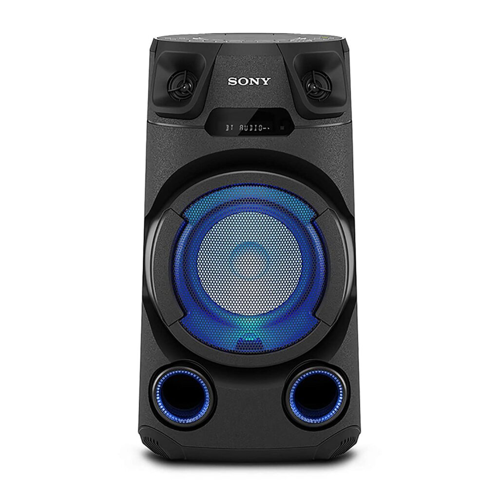 SONY MHC-V13 High-Power Party Speaker with Bluetooth connectivity (Jet bass Booster, Mic/Guitar, USB, CD, Music Center app)