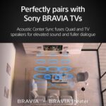 Sony Bravia Theatre Quad (HT-A9M2) Premium Sound bar System with 360 SSM, Wireless Multi Dimensional Surround Sound - Image 5