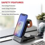 Honeywell Zest Wireless Flex 3-in-1 Platinum Series Foldable 23W Magnetic Wireless Fast Charger - Image 5
