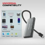 Honeywell Momentum TypeC to 2xUSB 3.2 Gen 2 TypeC Port & 2xUSB 3.2 Gen 2 TypeA Port Hub - Image 3