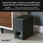 Sony Sa-Sw3 200W Wireless Subwoofer for HT-A9M2,HT-A9000,HT-A8000 & HT-A3000 (Black) - Image 8