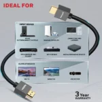 Honeywell HDMI Cable v2.0 15 Mtr with Ethernet - Image 2