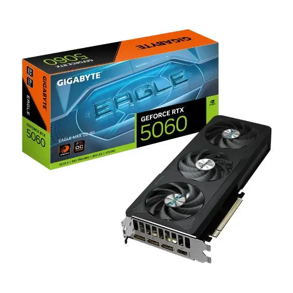 Asus-GeForce-RTX-5060-EAGLE-MAX-OC-8G Gigabyte GeForce RTX 5060 EAGLE MAX OC 8G