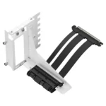 Fractal Design Flex 2 PCIe 4.0 x16 Vertical GPU Riser with Bracket (White)