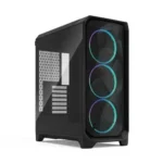Fractal Design Meshify 3 RGB Light Tint TG ATX Mid Tower PC Case (Black)