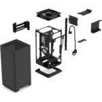 Fractal Design Mood Mini-ITX Small Form Factor Case (Black)