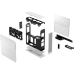 Fractal Design Ridge Mini-ITX Small Form Factor Case (White)